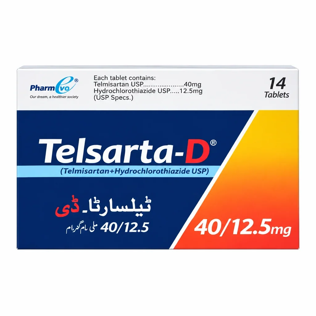 Telsarta D (40/12.5Mg) 14 Tablets