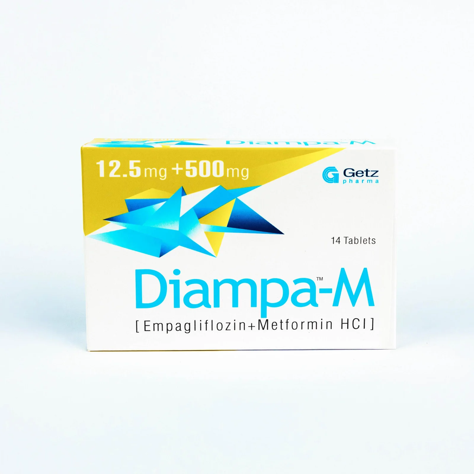 Diampa-M (12.5/500Mg) 14 Tablets