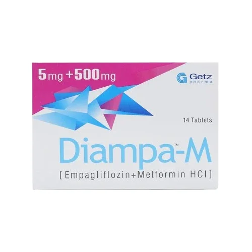 Diampa-M (5/500Mg) 14 Tablets