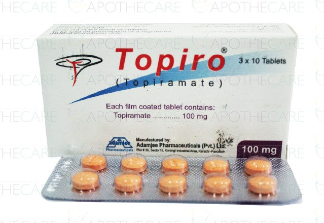 Topiro (100Mg) 30 Tablets