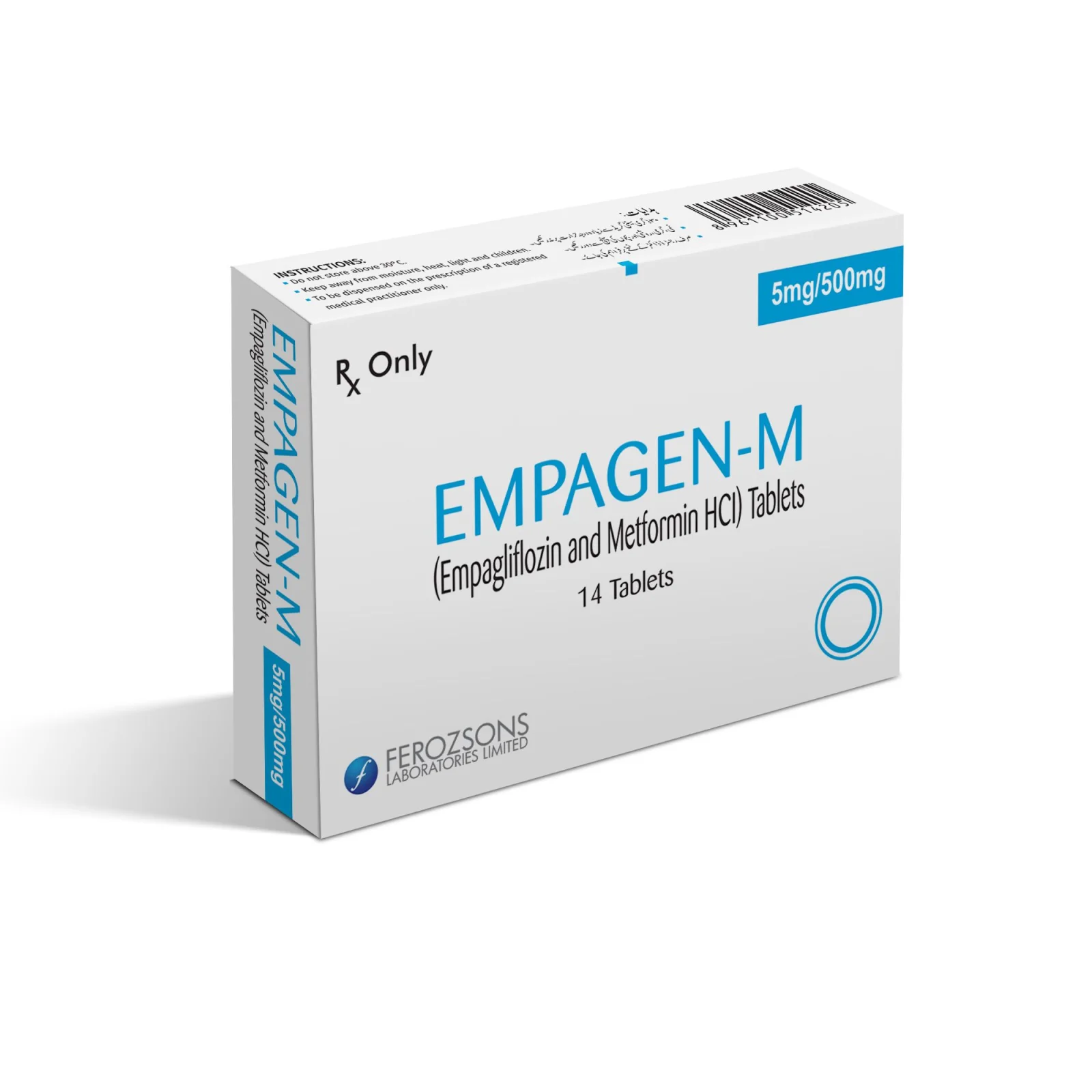 Empagen-M (5/500Mg) 14 Tablets
