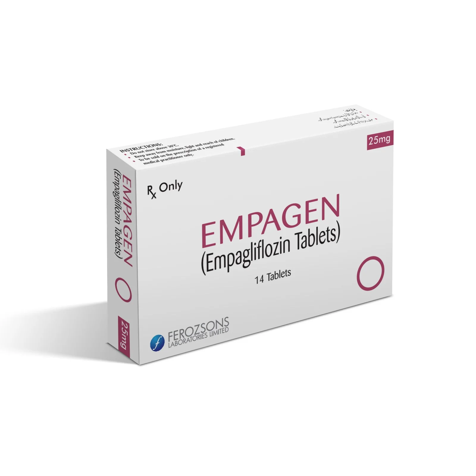 Empagen (25Mg) 14 Tablets