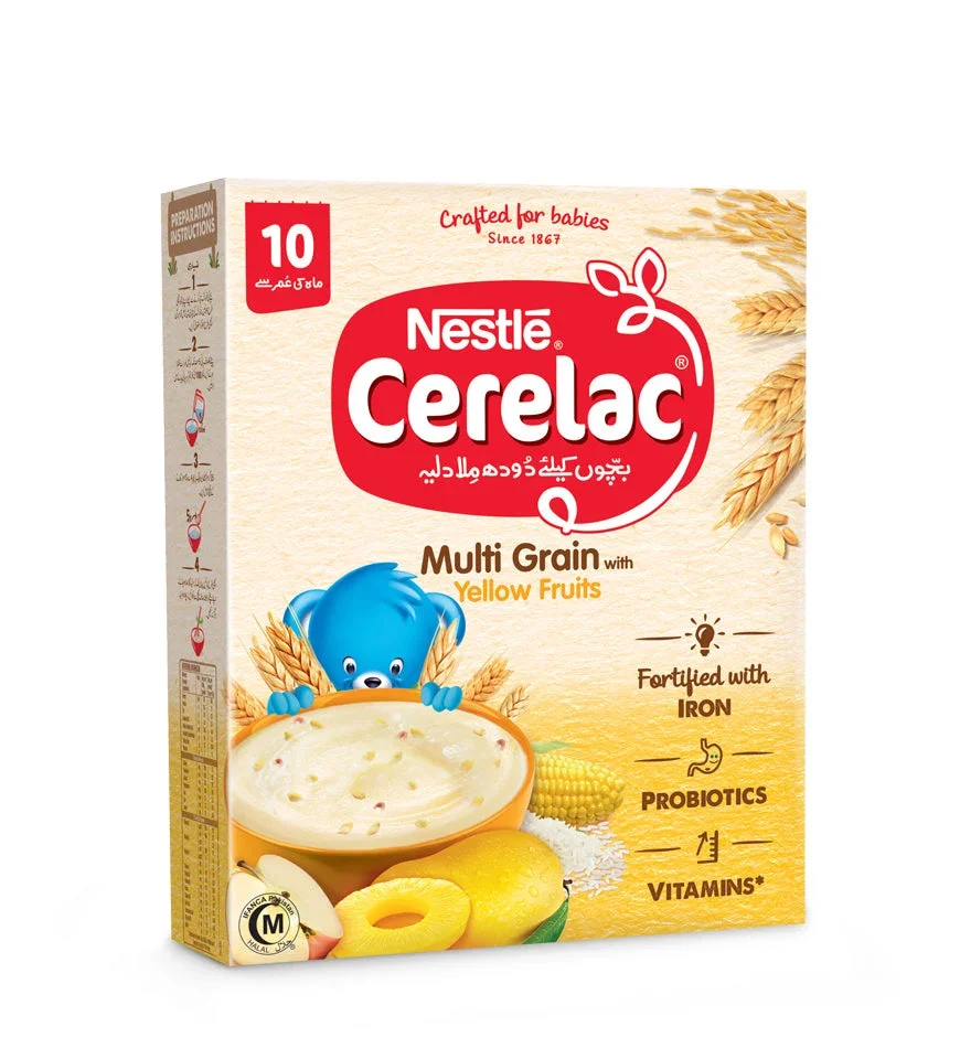 Nestle Cerelac (Yelow Fruits) 175G Baby Cereal