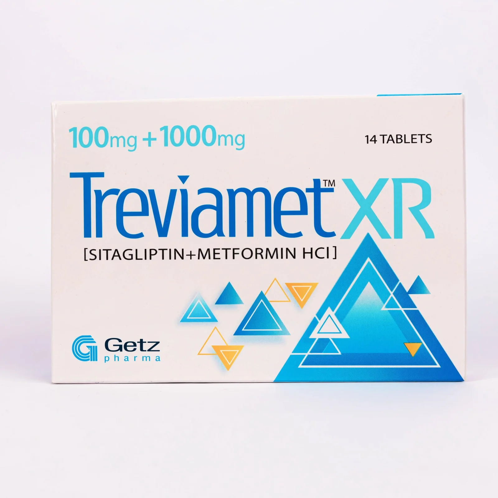 Treviamet Xr (100/1000Mg) 14 Tablets