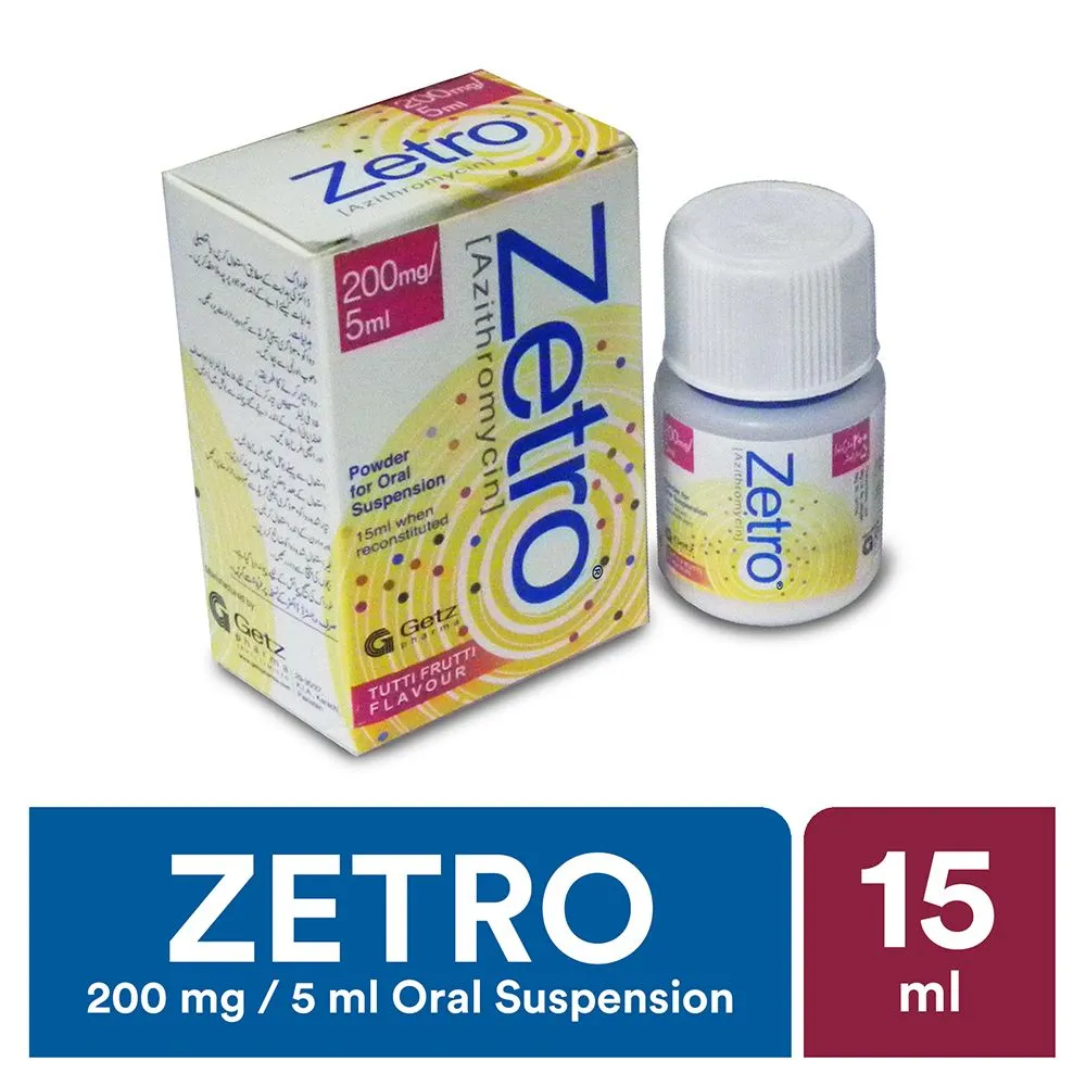 Zetro (200Mg) 15Ml Suspension