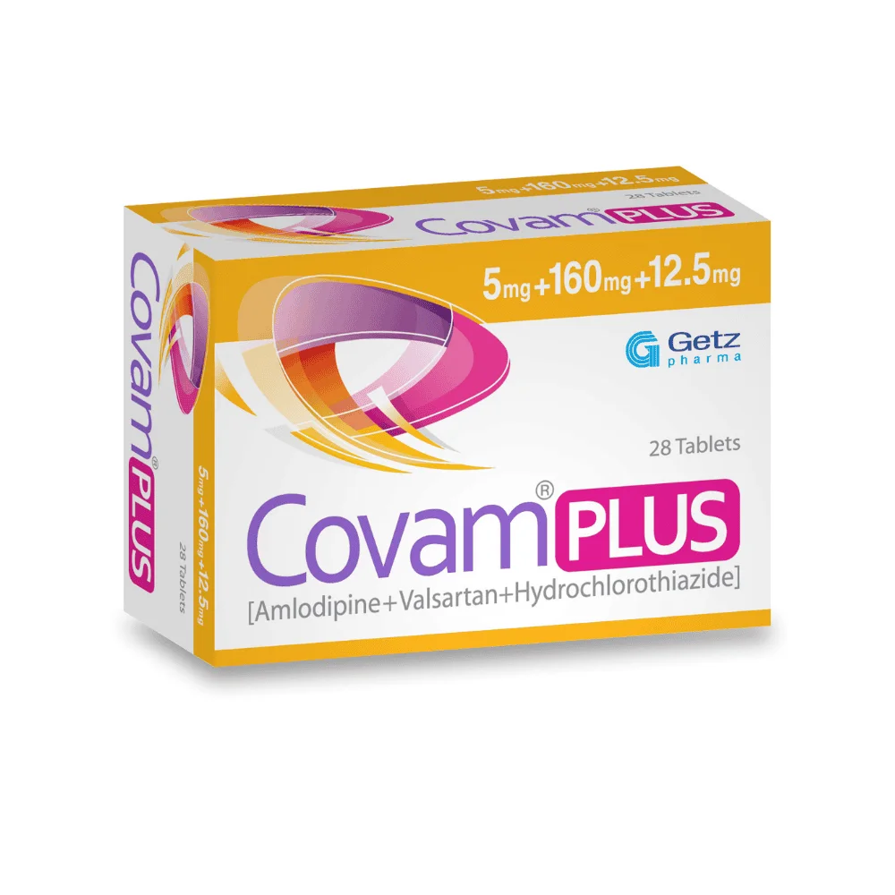 Covam Plus (5/160/12.5Mg) 28 Tablets