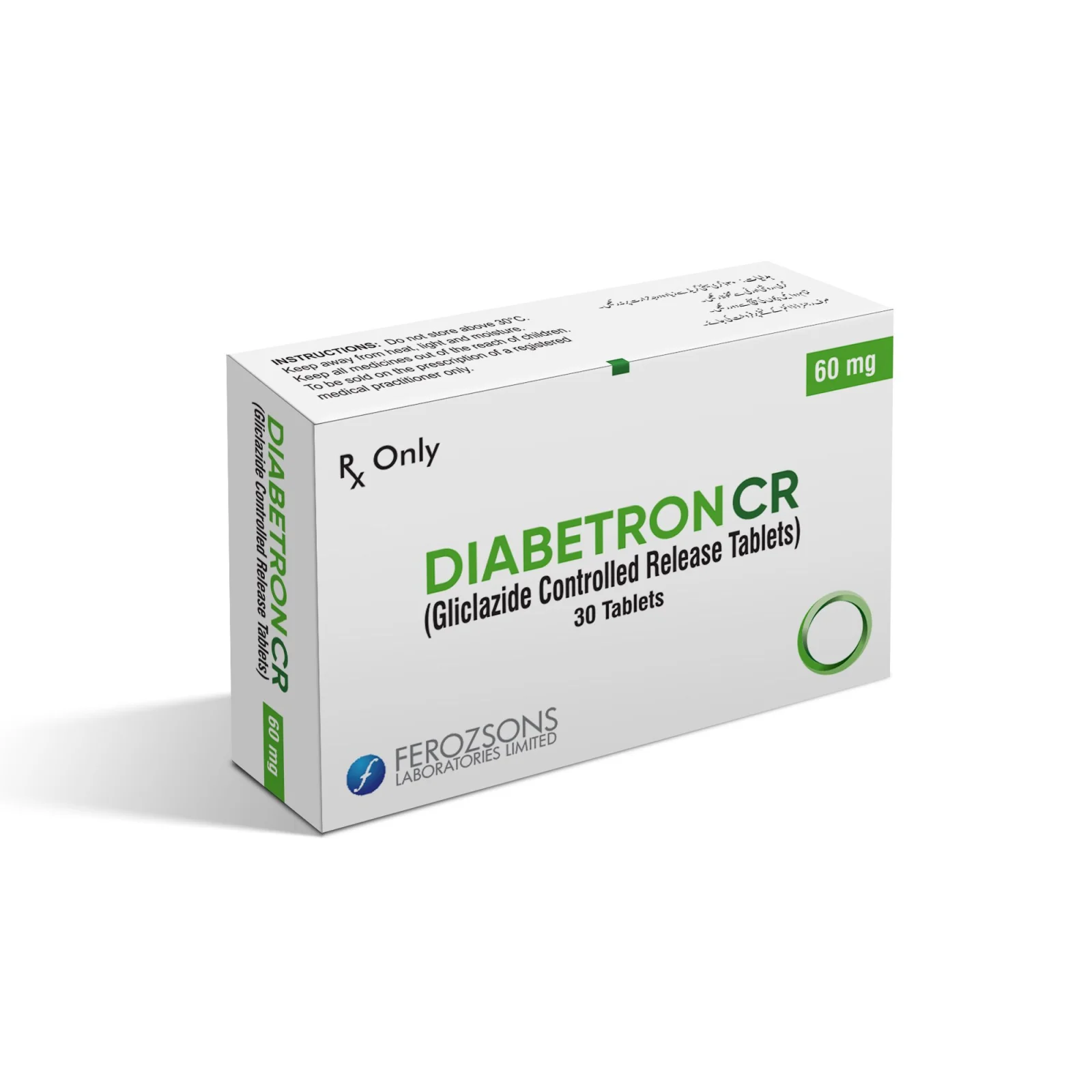 Diabetron Cr (60Mg) 30 Tablets