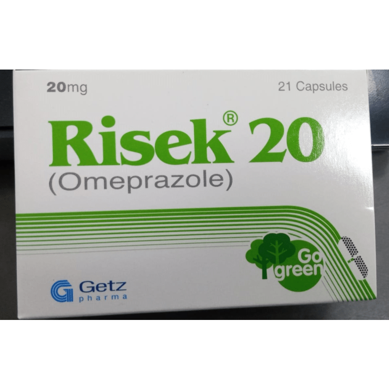 Risek (20Mg) 21 Capsules