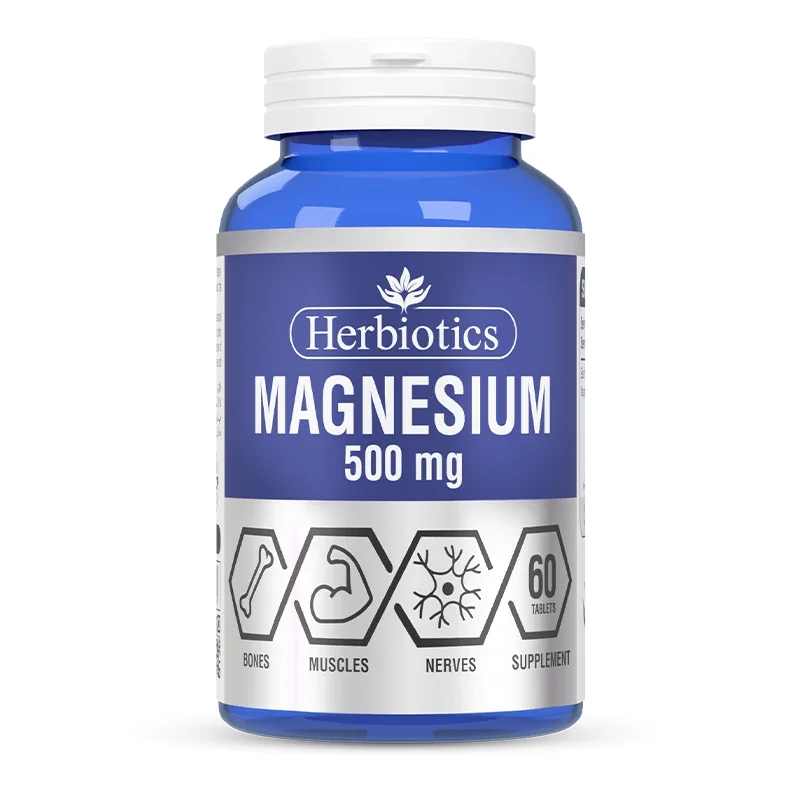 Herbiotics Magnesium (500Mg) 60 Tablets
