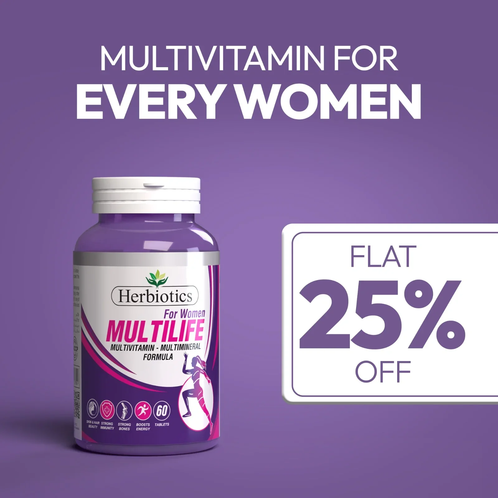 Herbiotics Multilife 60 Tablets