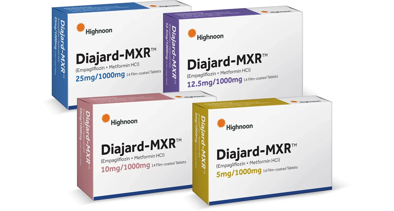 Diajard-M Xr (25/1000Mg) 14 Tablets