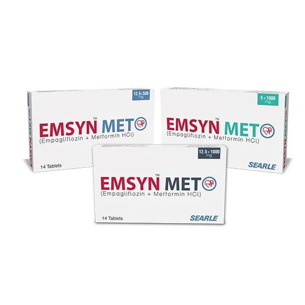 Emsyn Met (12.5+1000Mg) 14 Tablets