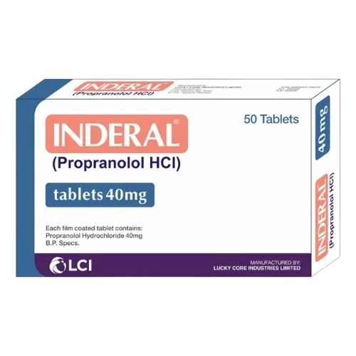 Inderal (40Mg) 50 Tablets