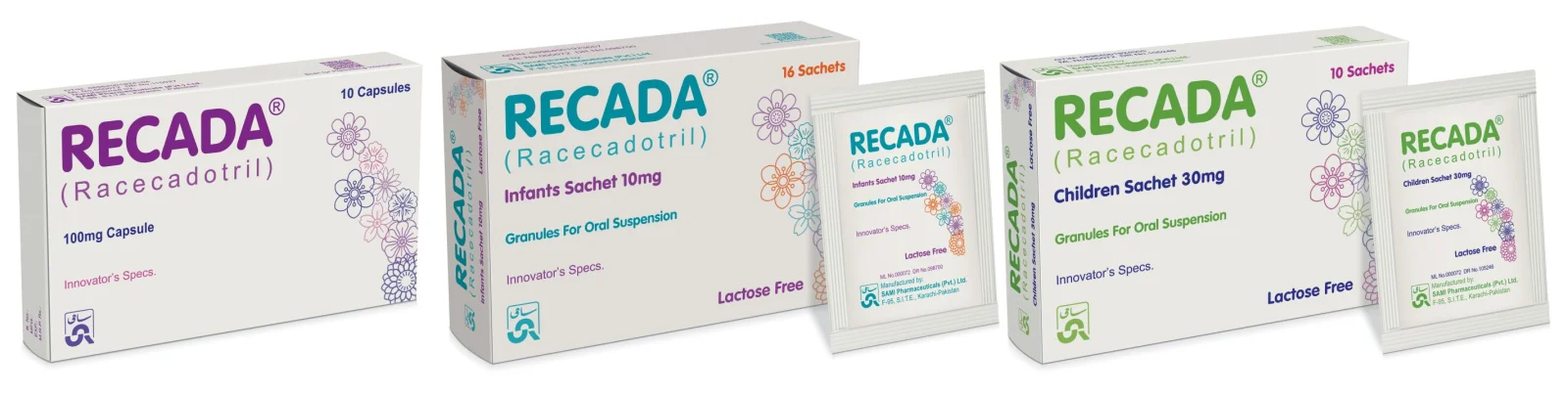 Recada (10Mg) 16 Sachets