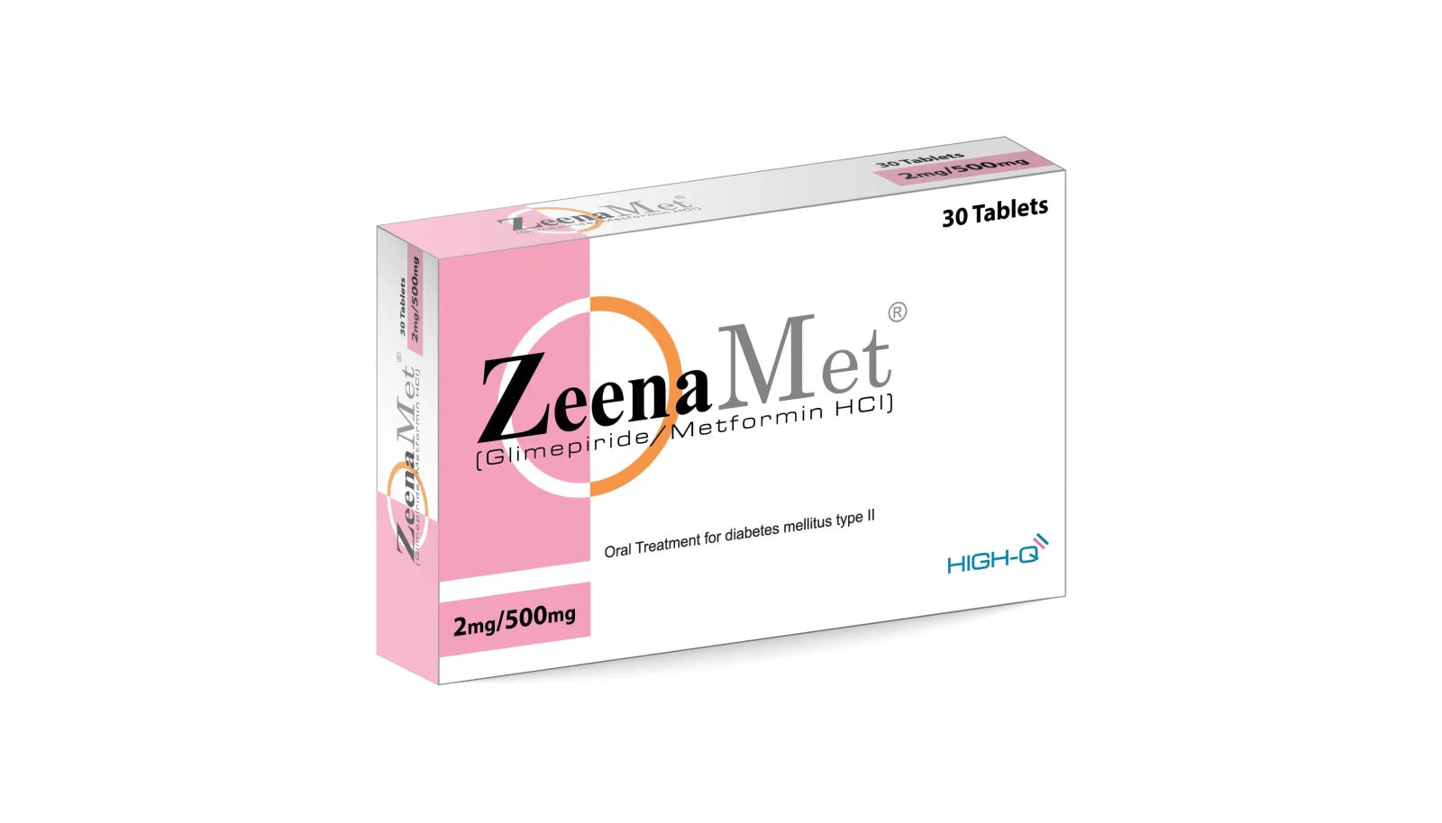 Zeenamet (2/500Mg) 30 Tablets