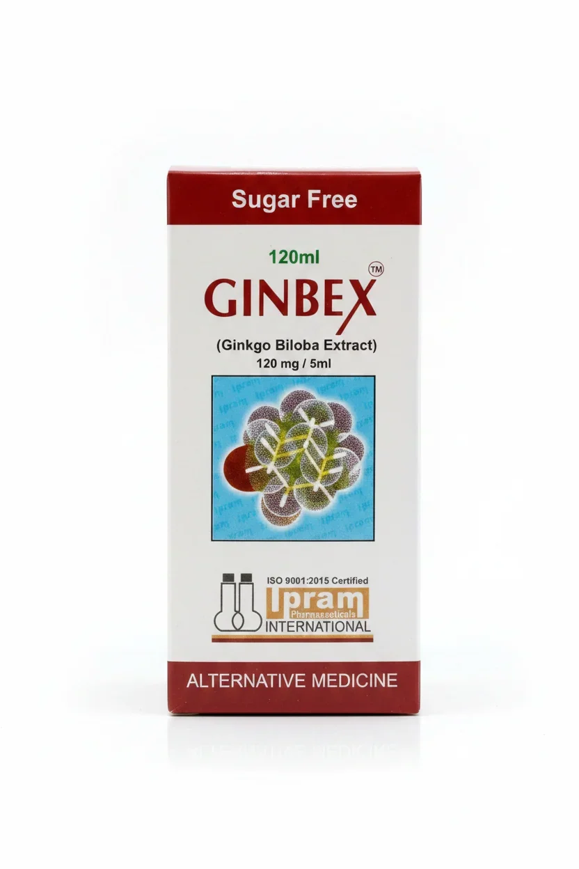 Ginbex (Sugar Free) 120Ml Syrup