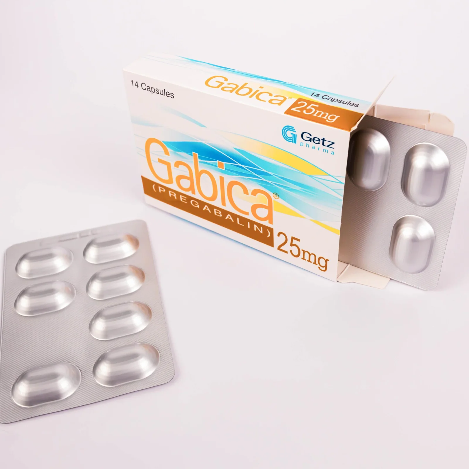 Gabica (25Mg) 14 Capsules