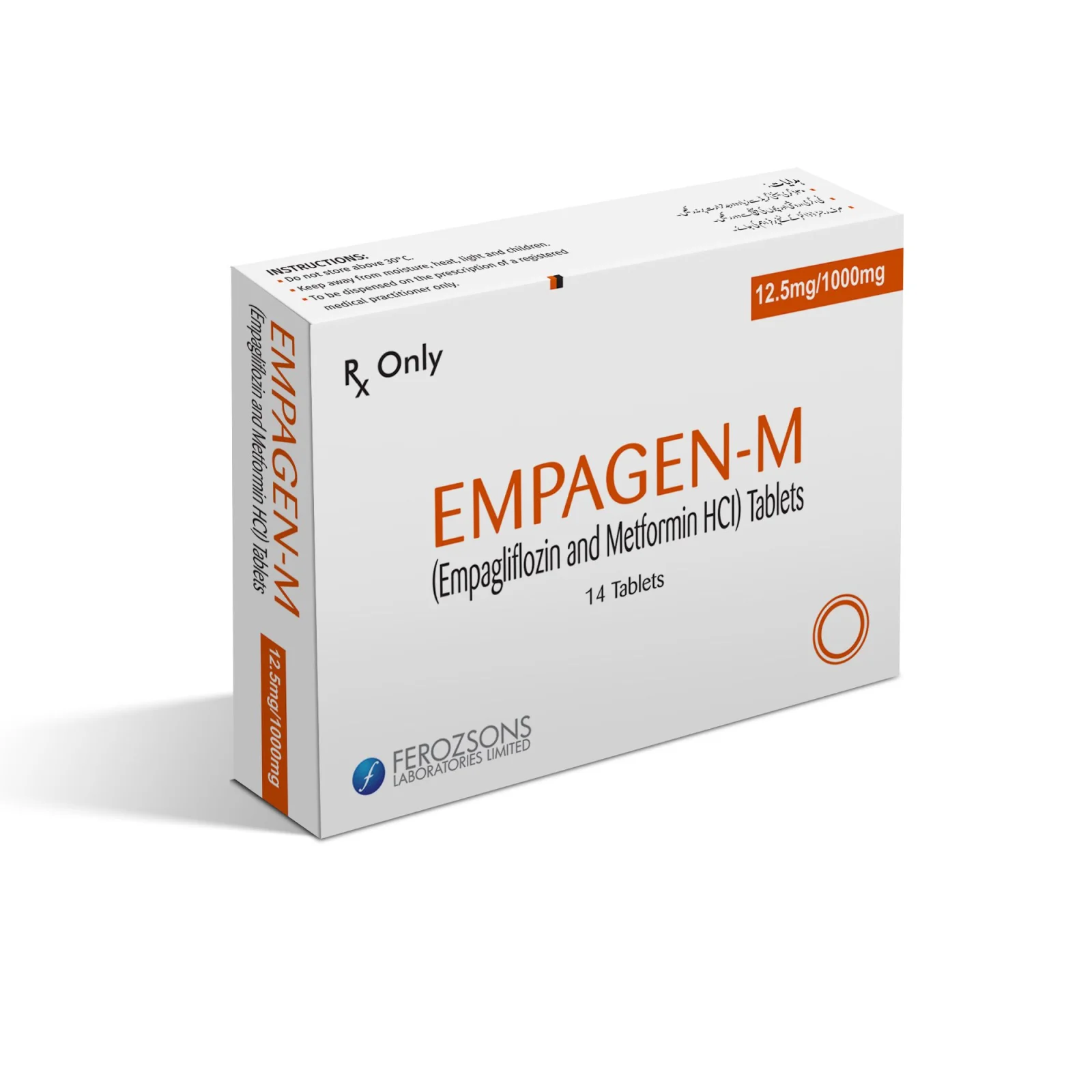 Empagen-M (12.5/1000Mg) 14 Tablets