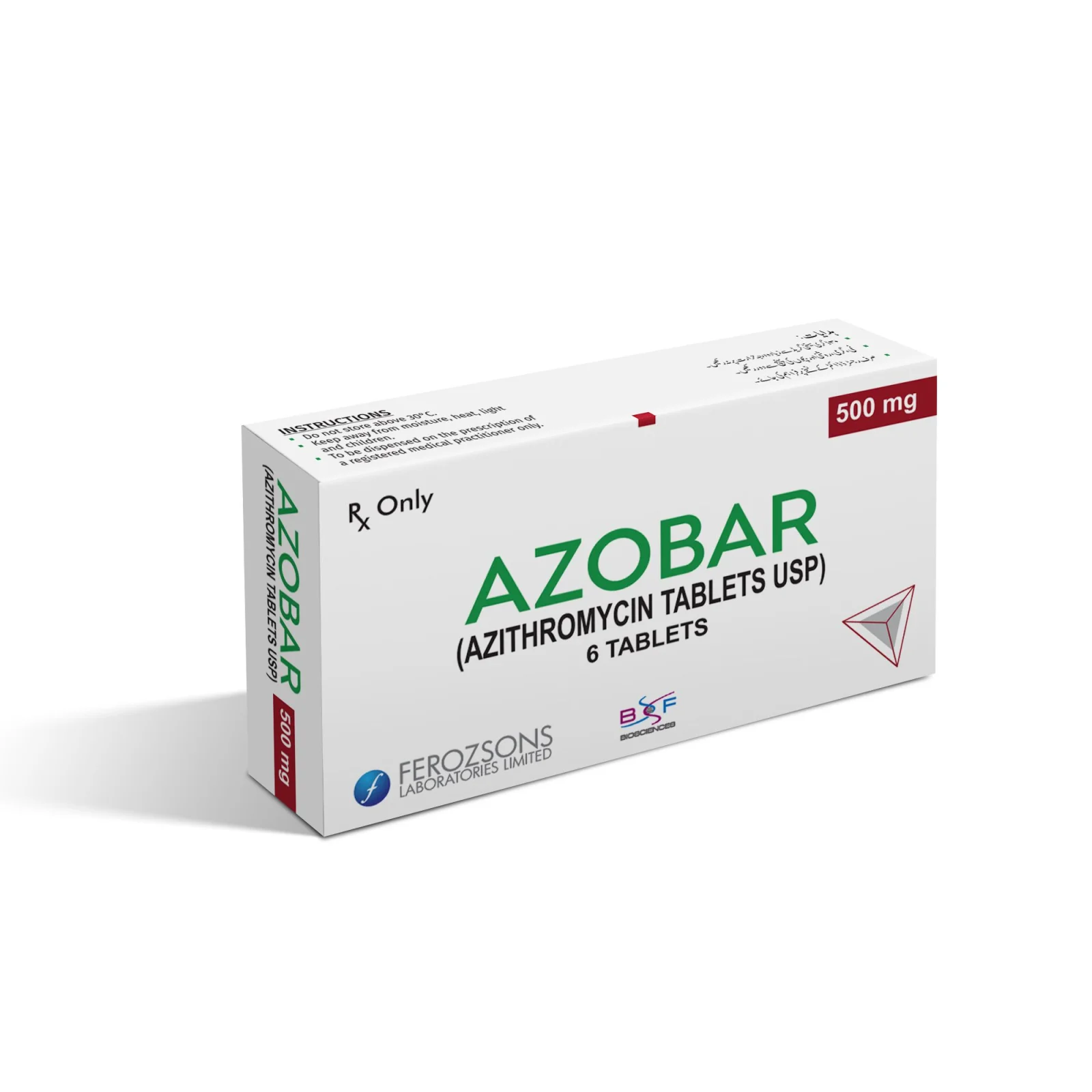 Azobar (500Mg) 6 Tablets