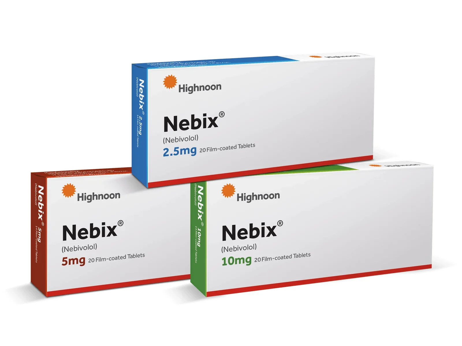 Nebix (2.5Mg) 20 Tablets