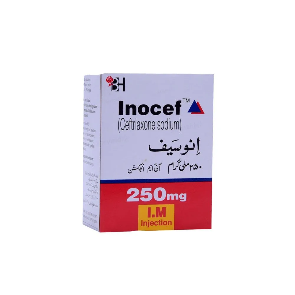 Inocef (250Mg) 1 Vial Injection (Im)
