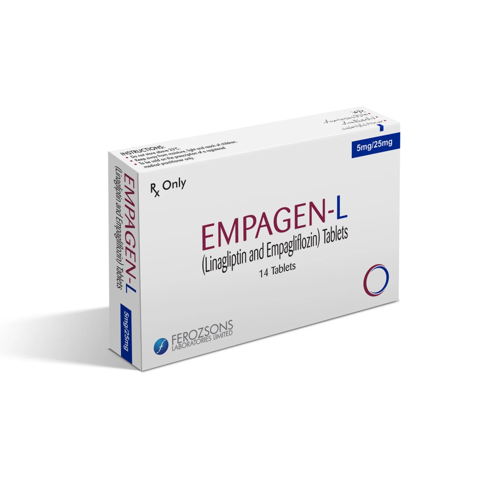 Empagen-L (5/25Mg) 14 Tablets