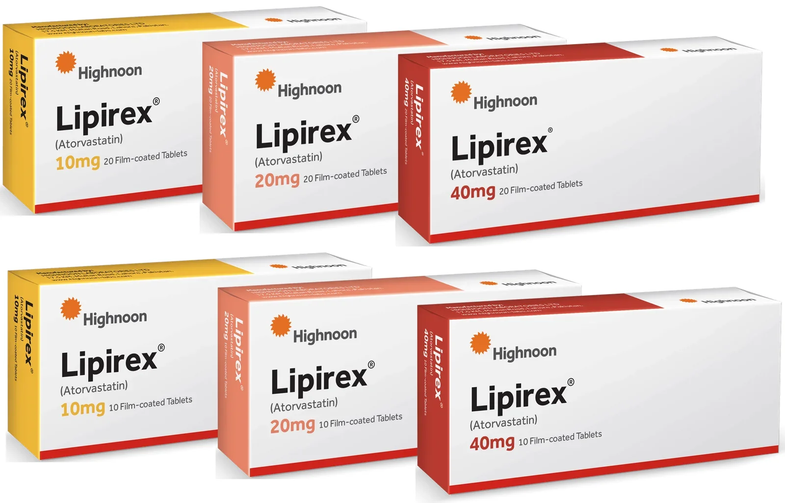 Lipirex (10Mg) 20 Tablets