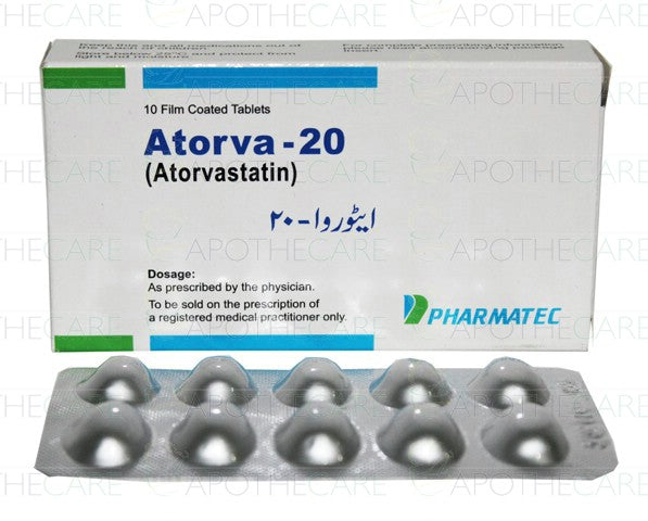 Atorva (20 Mg) 20 Tablets