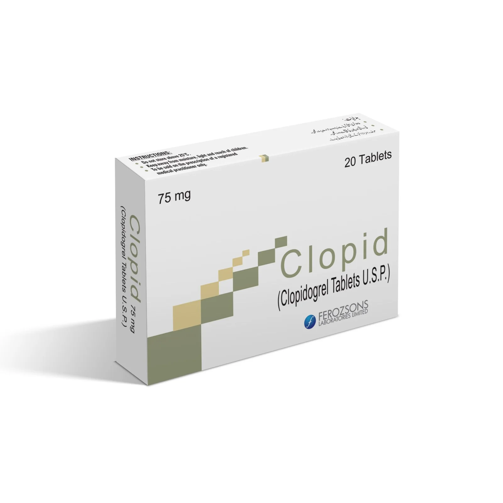 Clopid (75Mg) 20 Tablets