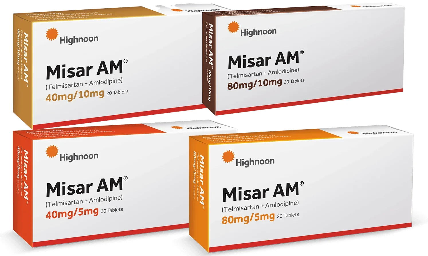 Misar Am (80/5M,G) 20 Tablets
