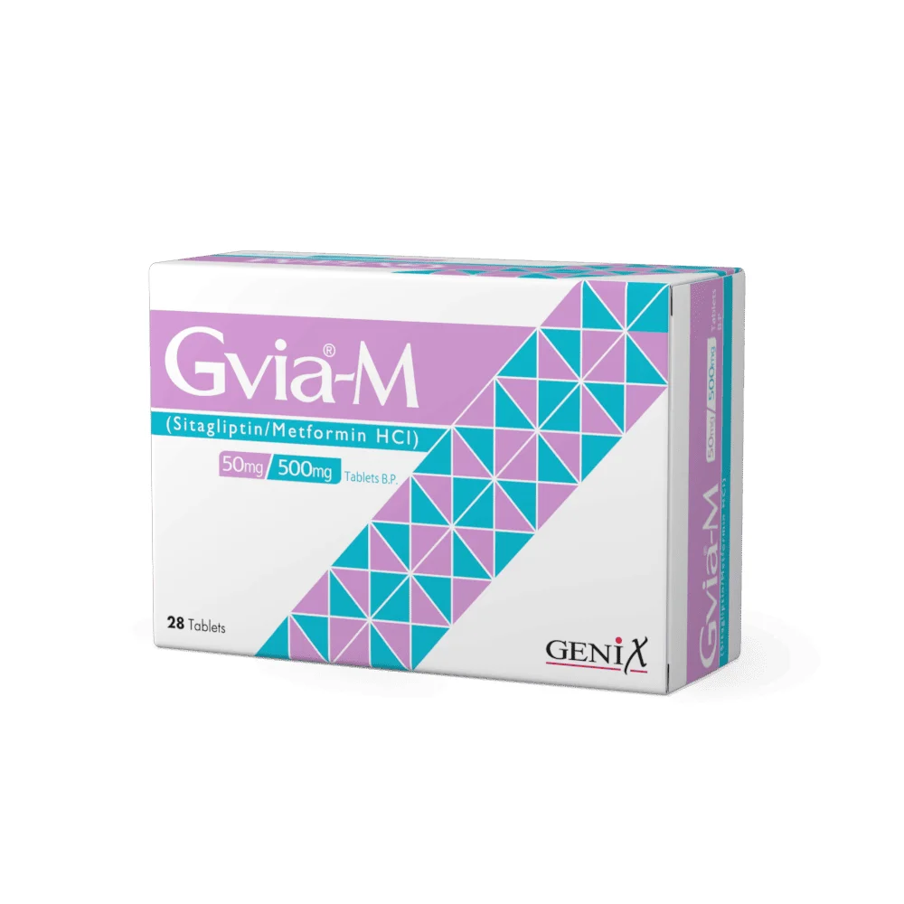 Gvia-M (50/500Mg) 28 Tablets