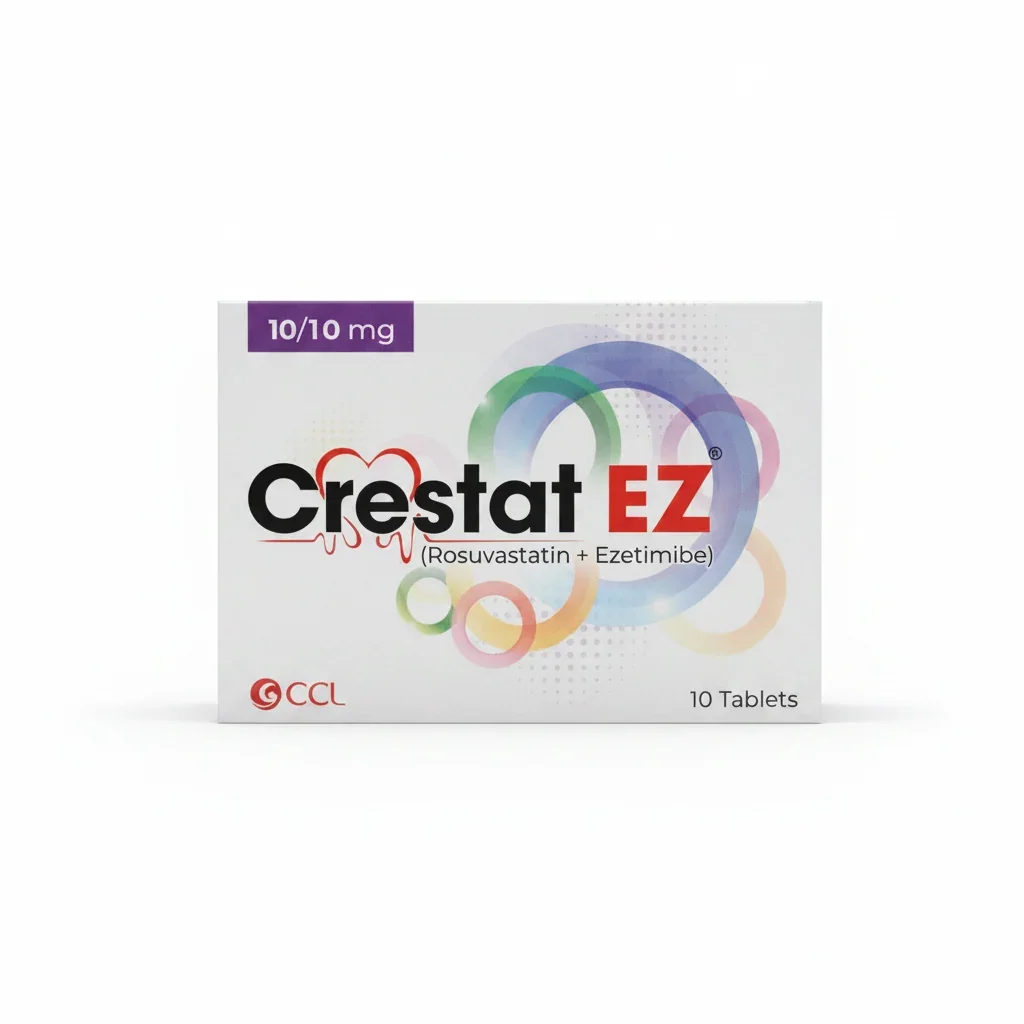 Crestat Ez (10/10Mg) 10 Tablets