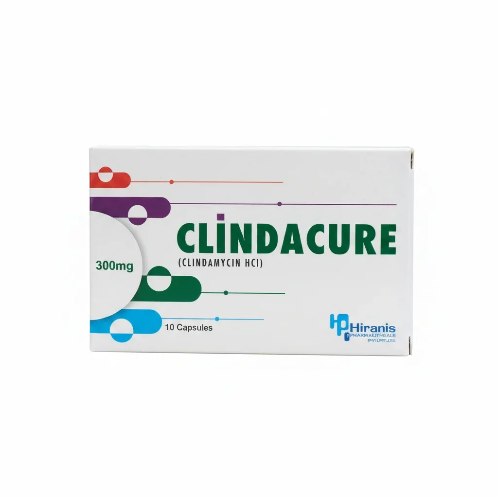 Clindacure (300Mg) 10 Capsules