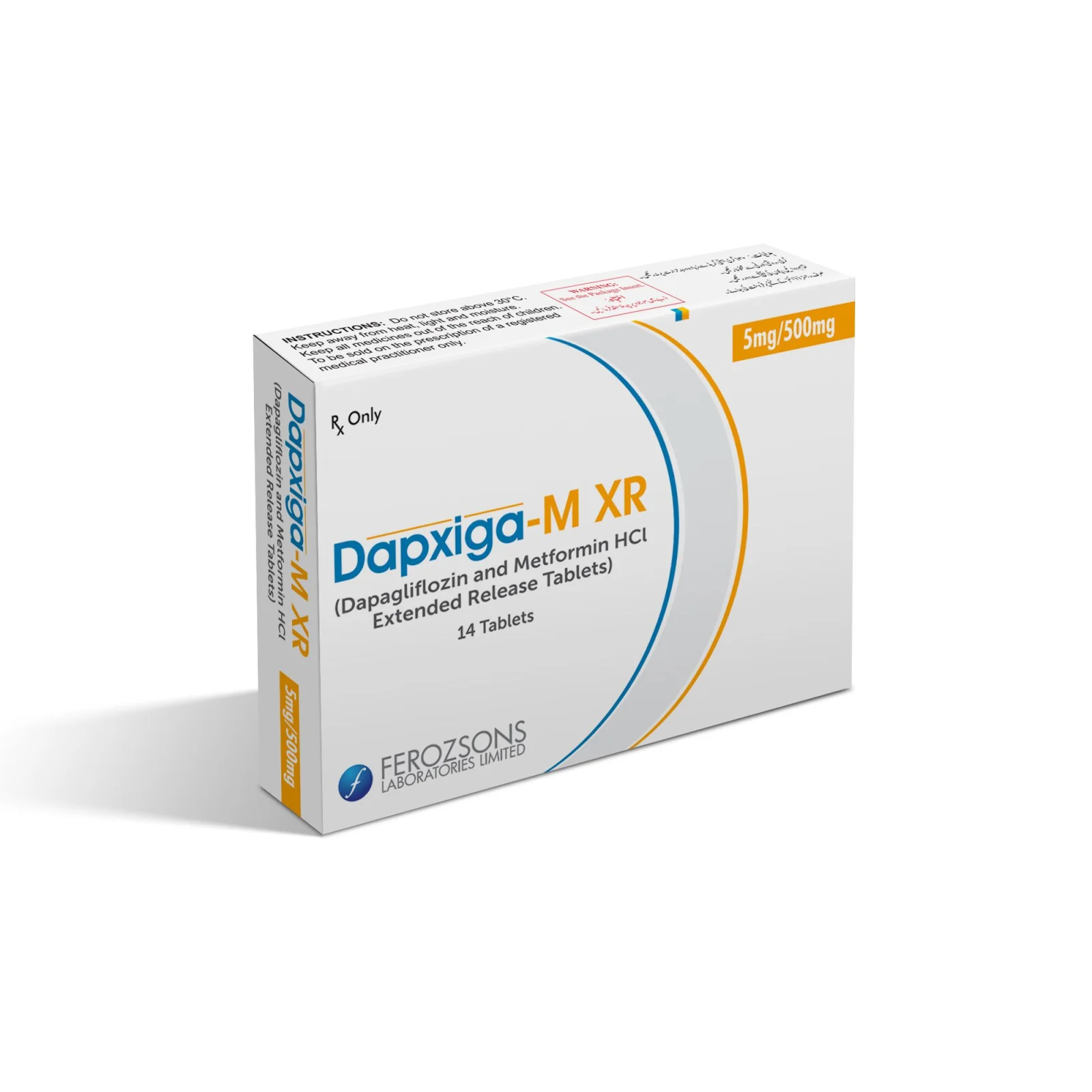 Dapxiga-M Xr (5Mg/500Mg) 14 Tablets