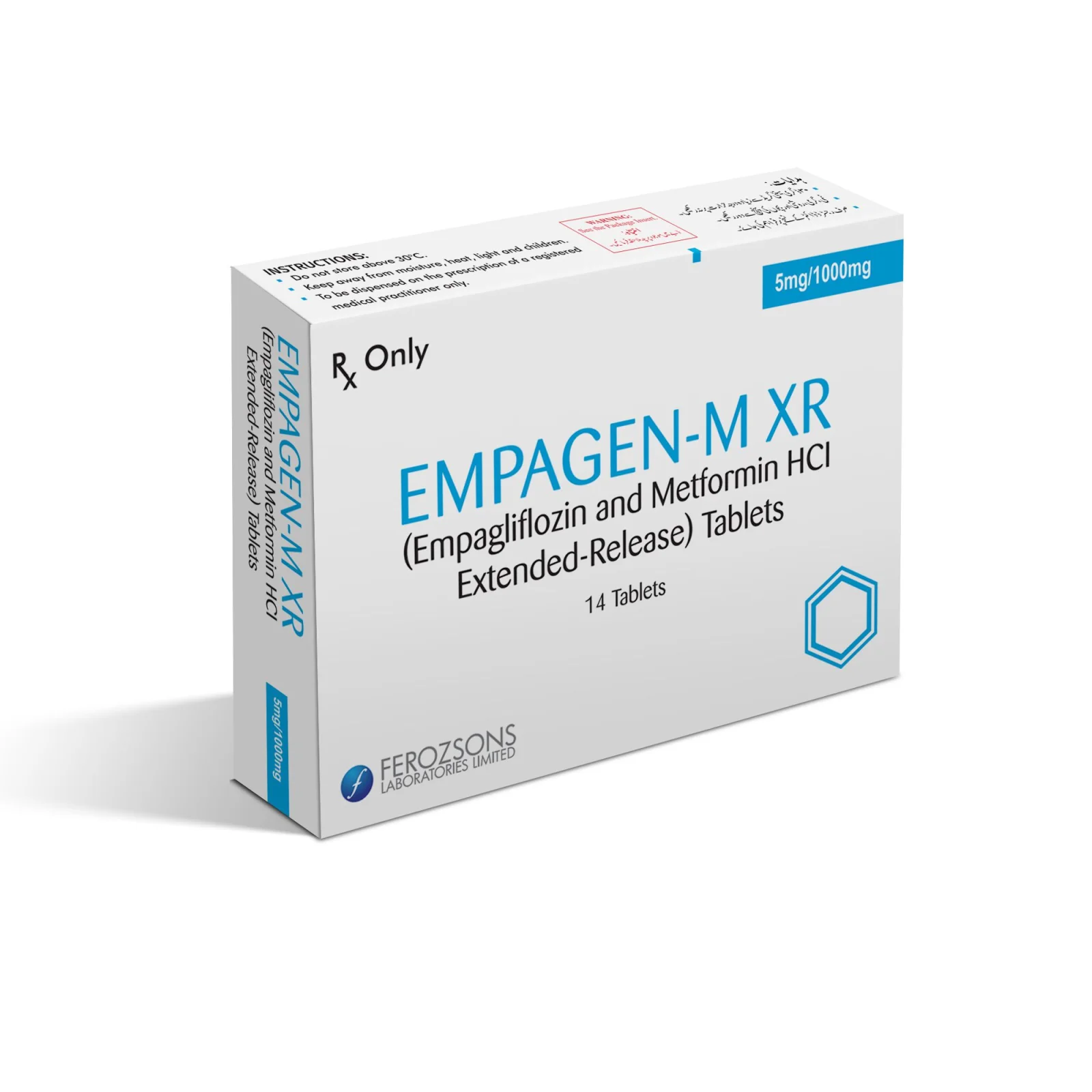 Empagen Mxr (5Mg/1000Mg) 14Tab
