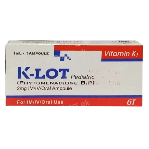 K-Lot Paediatric Oral Amp (2Mg) 1Pack