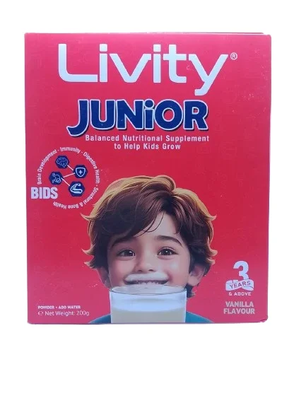 Livity Junior (200G) Vanilla Soft Pack