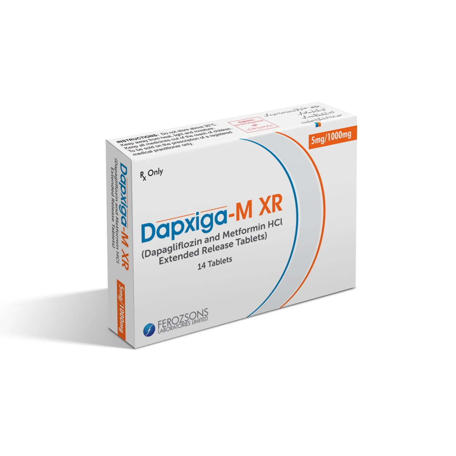 Dapxiga-M Xr (5Mg/1000Mg) 14 Tablets