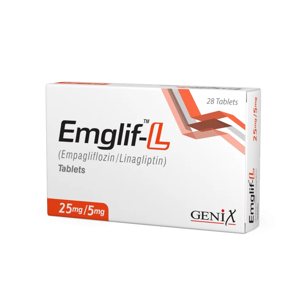 Emglif-L (25Mg/5Mg) 28 Tablets