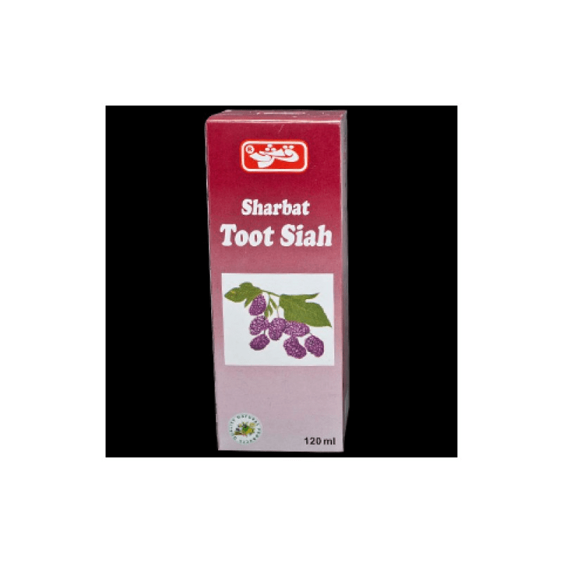 Qarshi Toot Siah Syrup 120Ml