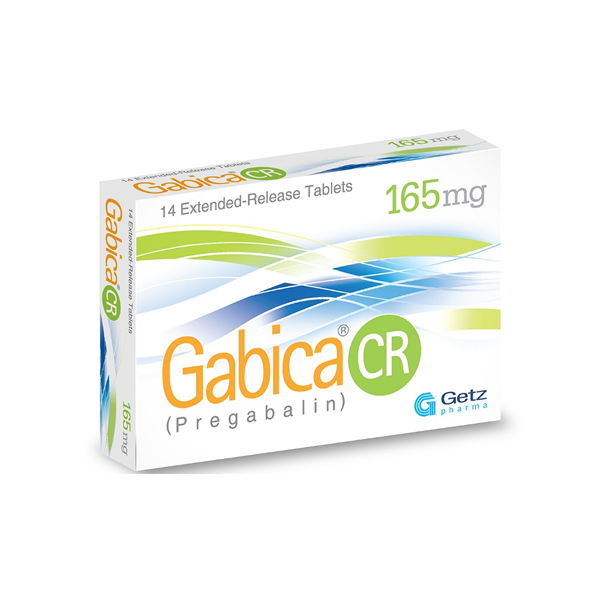 Gabica Cr 165Mg 14 Tablets