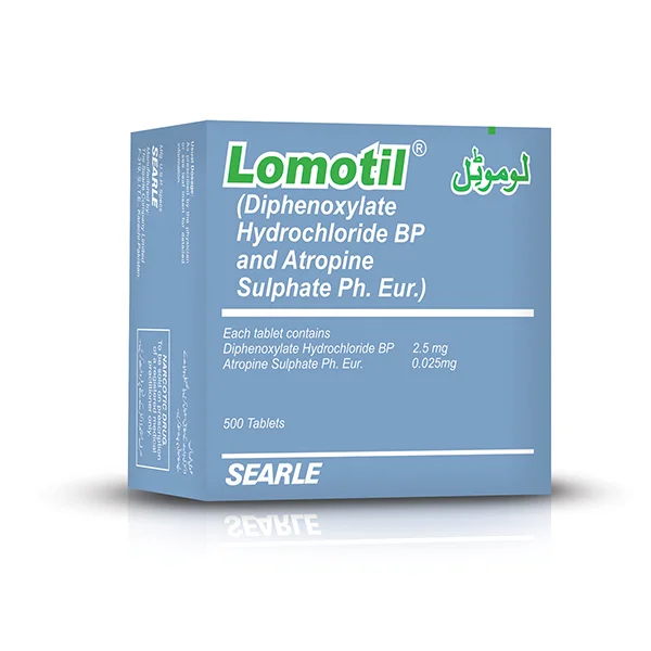 Lomotil (2.5/0.025Mg) 500 Tablets