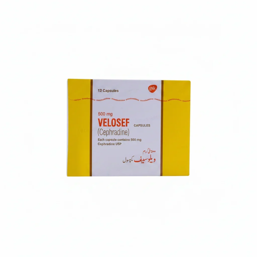 Velosef (500Mg) 12 Capsules