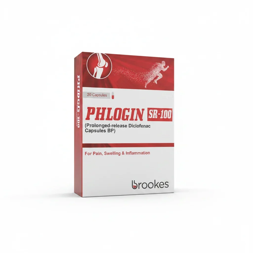 Phlogin Sr (100Mg) 20 Capsules