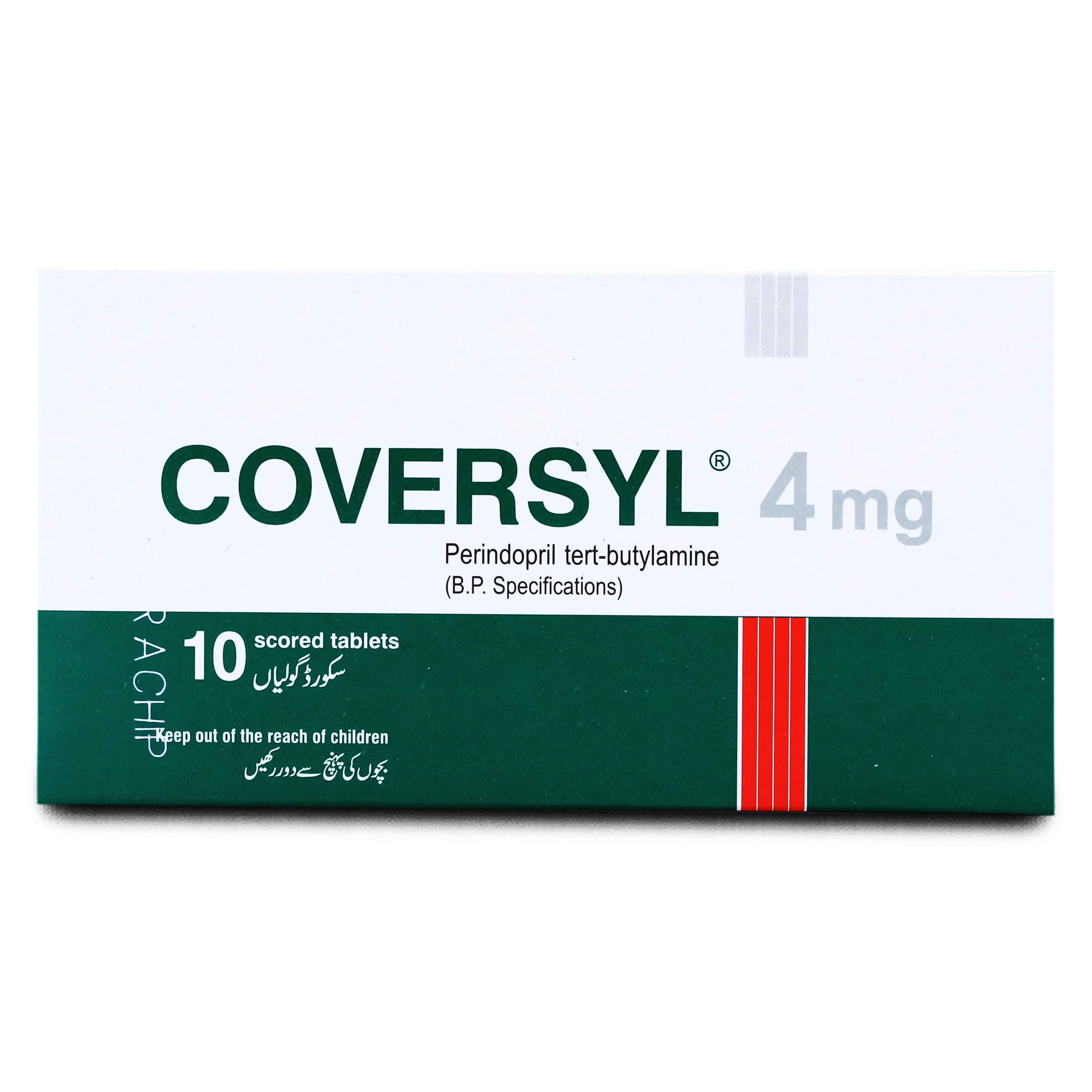 Coversyl (4Mg) 10 Tablets