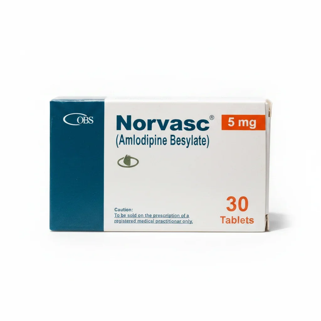 Norvasc (5Mg) 30 Tablets