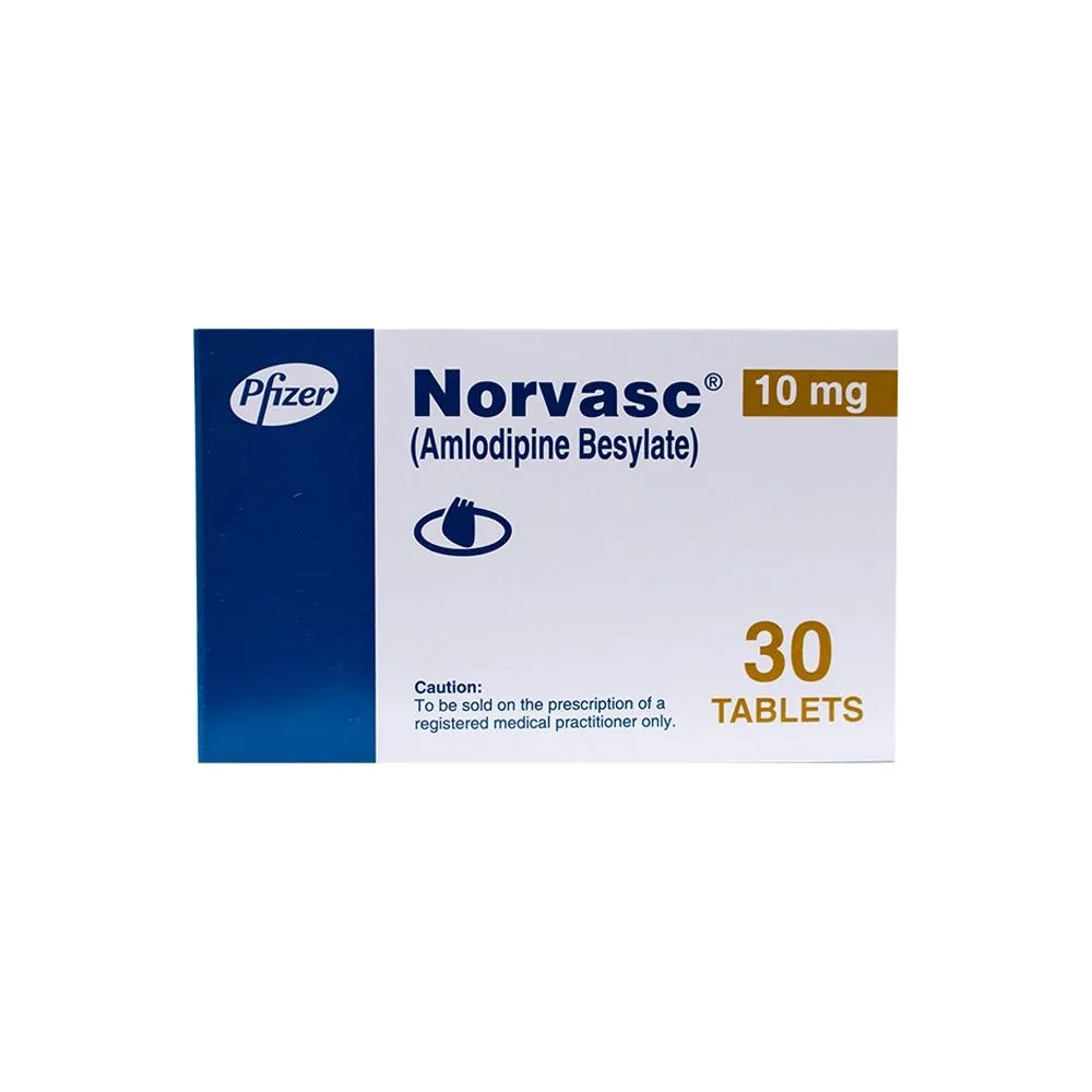 Norvasc (10Mg) 30 Tablets