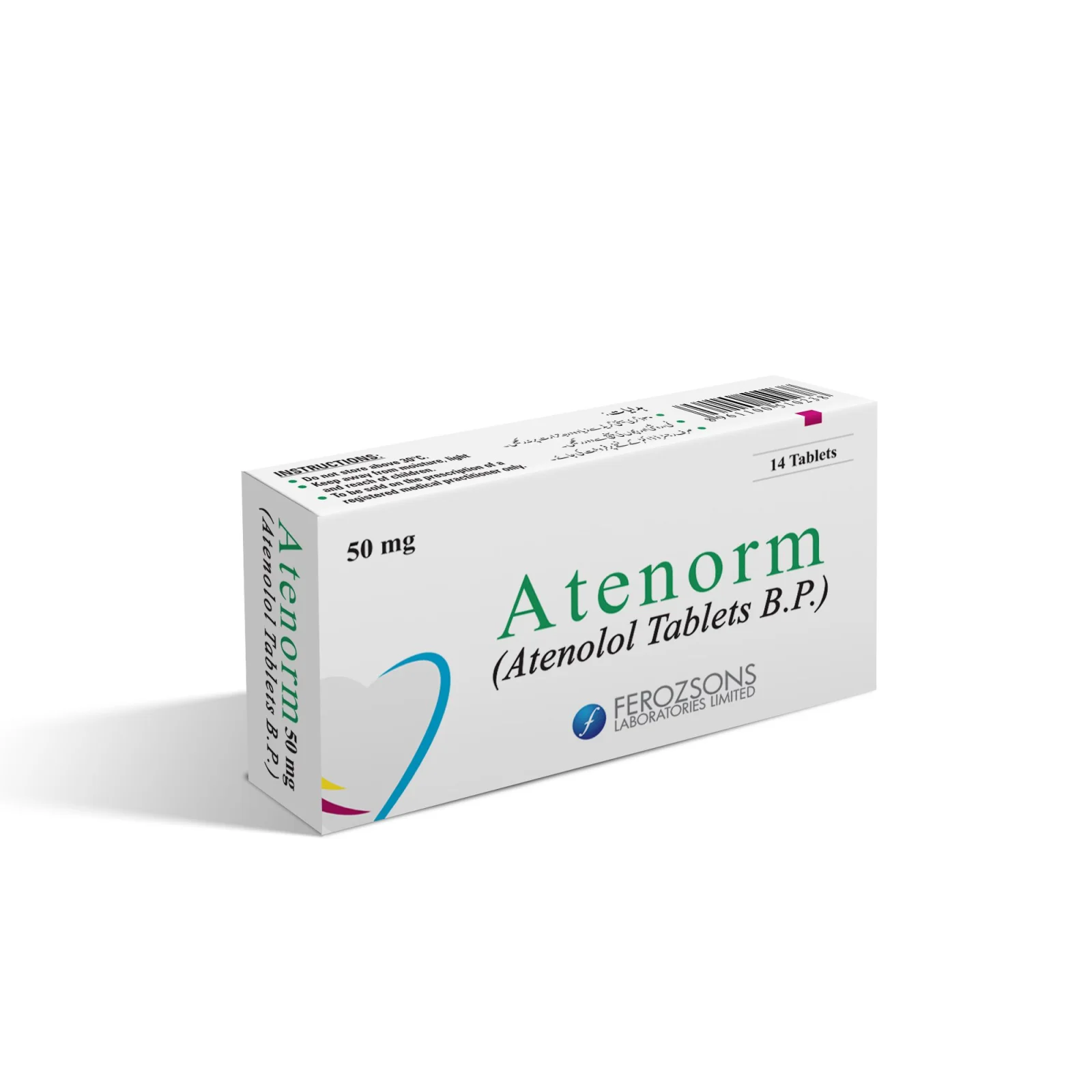Atenorm (50Mg) 14 Tablets