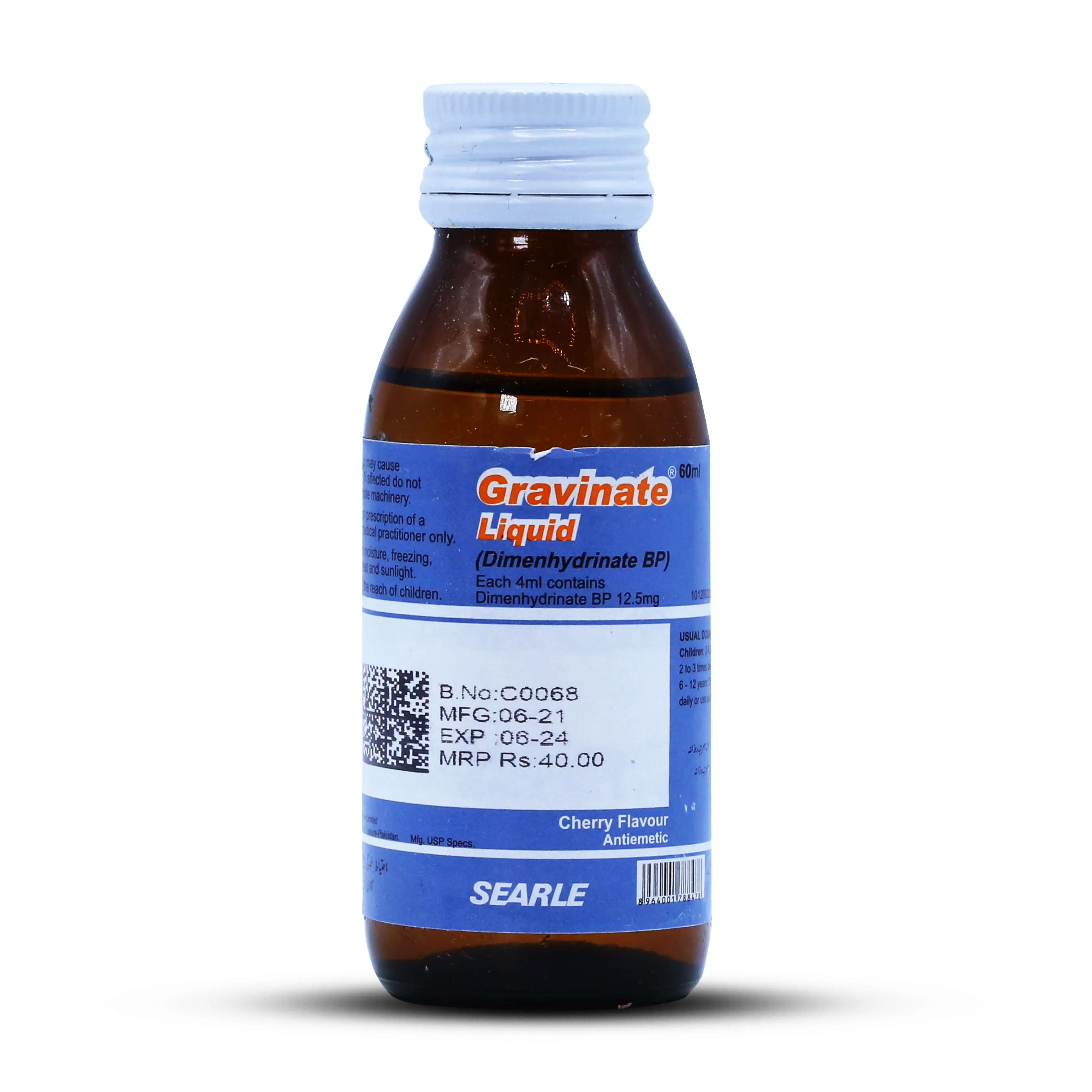 Gravinate (12.5Mg) 60Ml Syrup