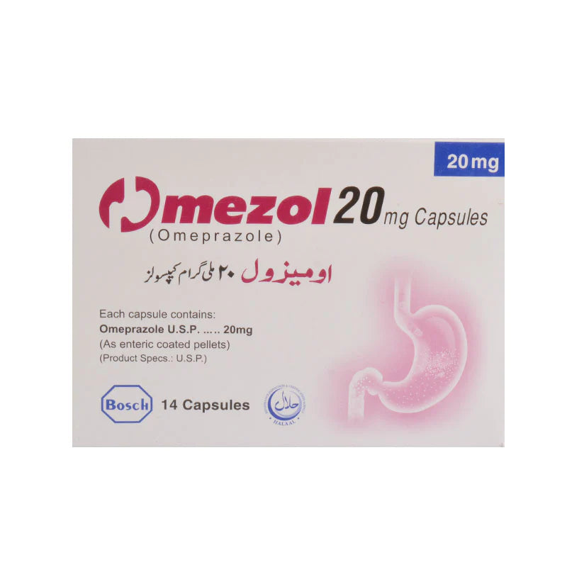 Omezol (20Mg) 14 Capsules